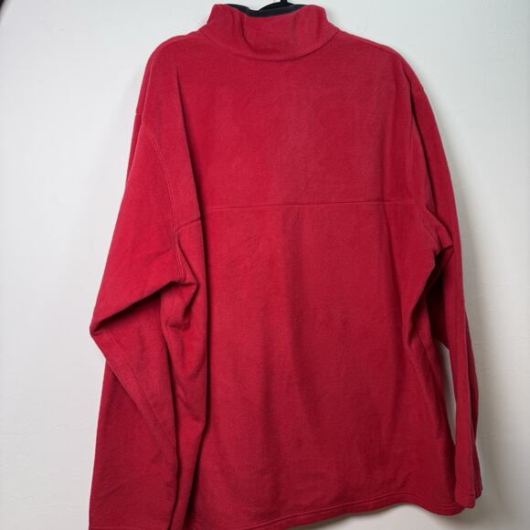 Columbia Fleece Sweater Sz 3XL Holiday Pullover Half Button Outdoor Hiking Warm - Picture 6 of 12